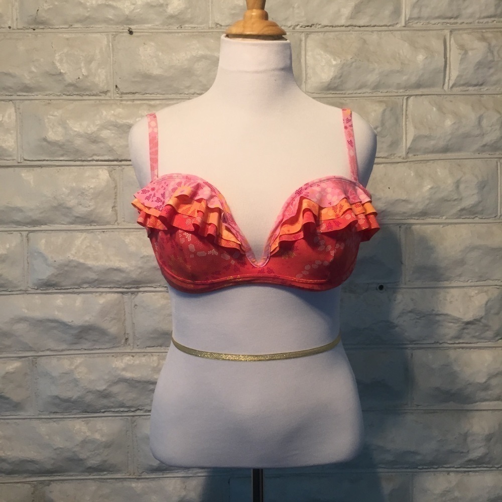 COCO RAVE: Bridgette U-WIRE Coral Bikini Top